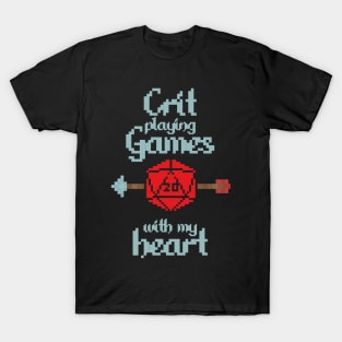 pen and paper crit playing games T-Shirt